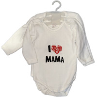 Велюровий боді I love mama