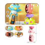 Гра для ванни 3 кольори, "Папуга", присоски, в пакеті