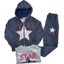 Синій спортивний костюм трійка Star