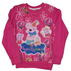 Рожевий дитячий реглан із Пепою