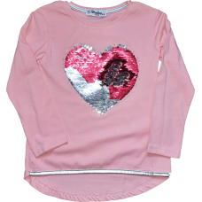 Рожева тунічка із сердечком