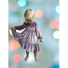 Стильне велюрове плаття