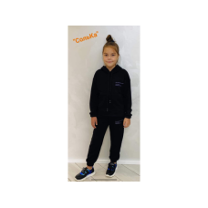 Добротнй чорний костюм для дівчинки