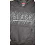Чорне худі із написом "Black"
