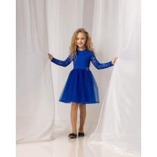 Святкова синя сукня