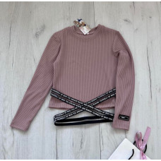 Котоновий топ із пояском