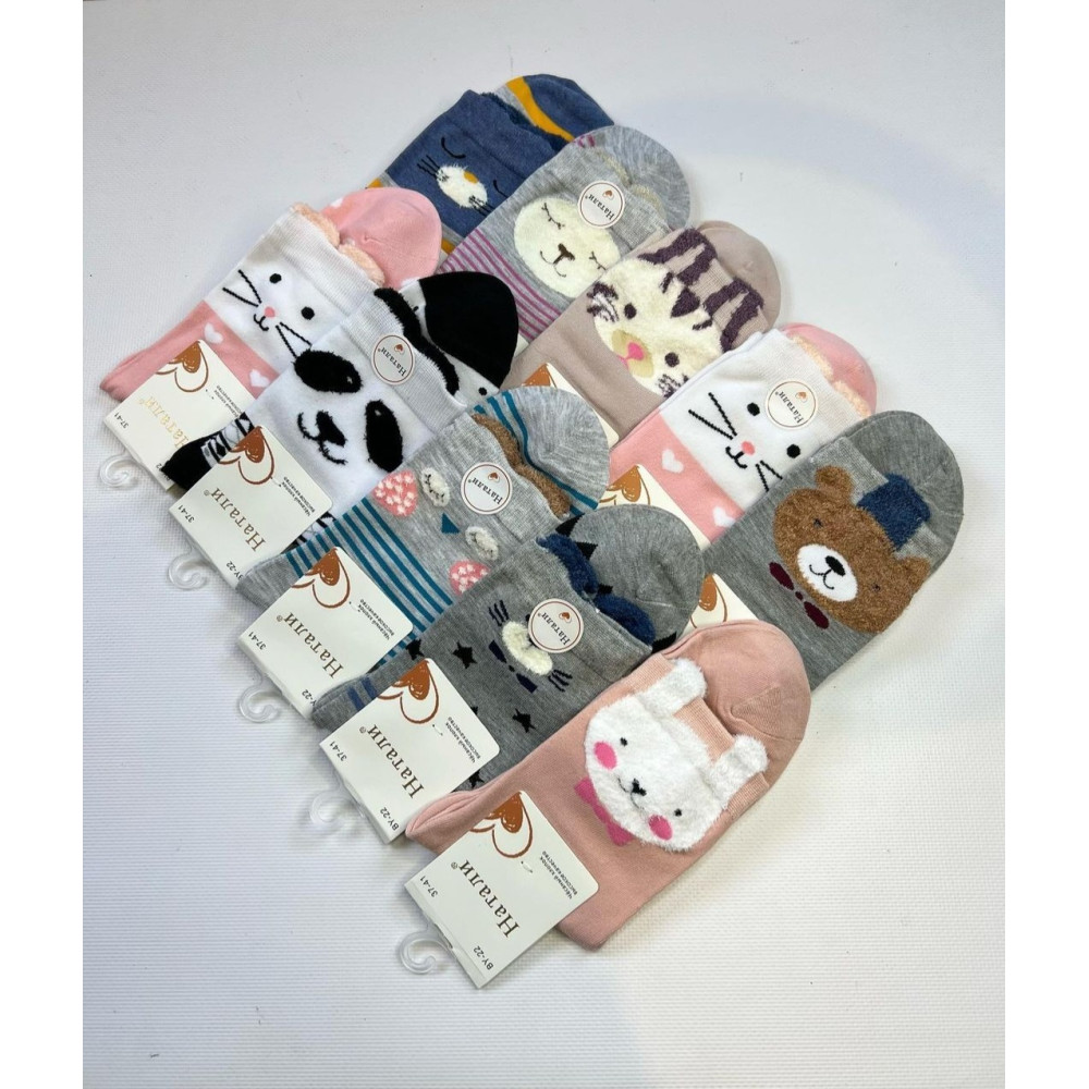 Котонові шкарпетки із мультяшними героями