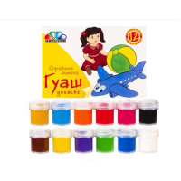 Гуаш, 12 кольорів