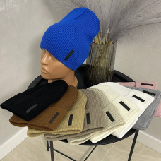 В'язана шапочка на флісі В'язана шапочка на флісі