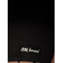 Дитячі чорні лосини в рубчик OM brand
