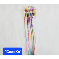 Яскраві косички на крабиках