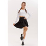 Чорна спідничка «теніска»