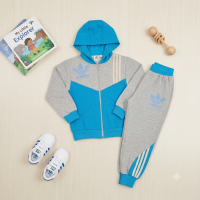 ​Дитячий спортивний костюм Adidas (сіро-блакитний) 