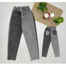 Двохколірні джинси для дівчинки